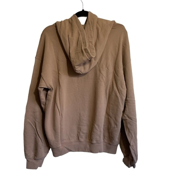 Daydreamer Daydreamer Groovy Type Sweatshirt in Taupe Oversized Size Small NWT - Picture 7 of 11